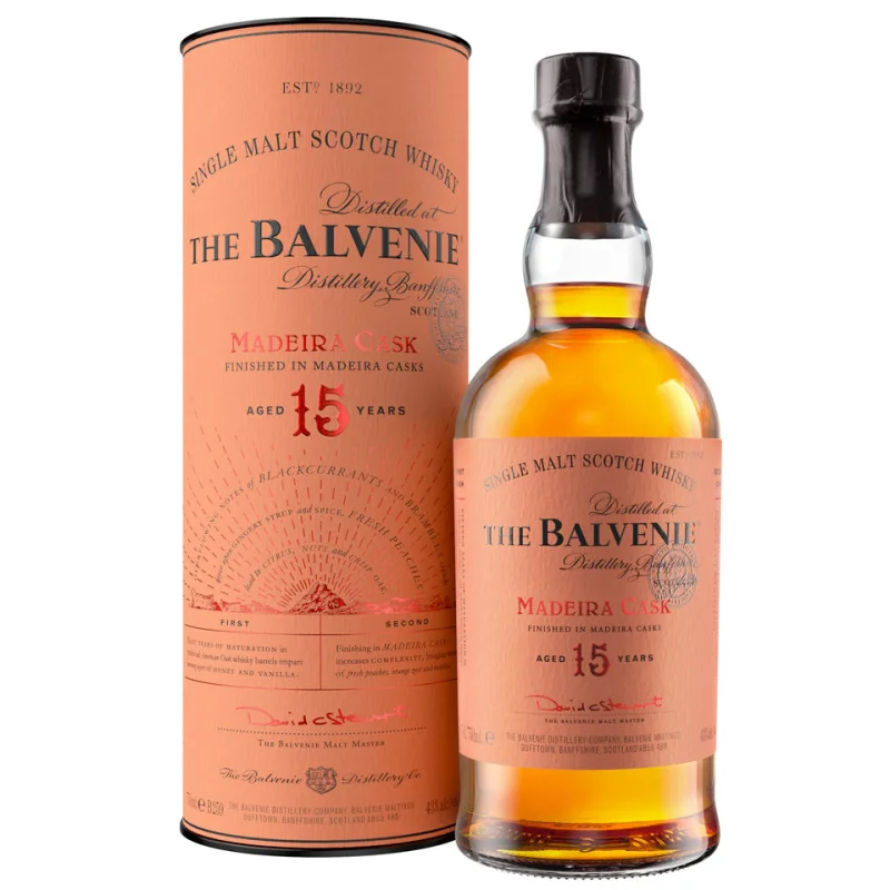 Balvenie 15 Year Old Madeira Cask Single Malt Scotch Whisky 700mL