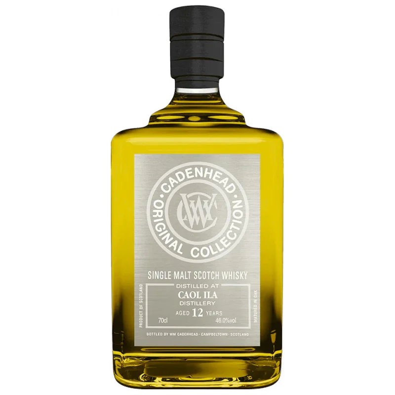 Caol Ila 12 Year Old Cadenhead Original Collection Peated Single Malt Scotch Whisky 700mL