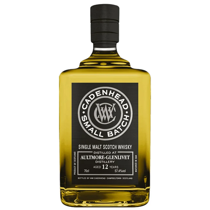 Aultmore Glenlivet 2006 12 Year Old Cadenhead Cask Strength Single Malt Scotch Whisky 700mL