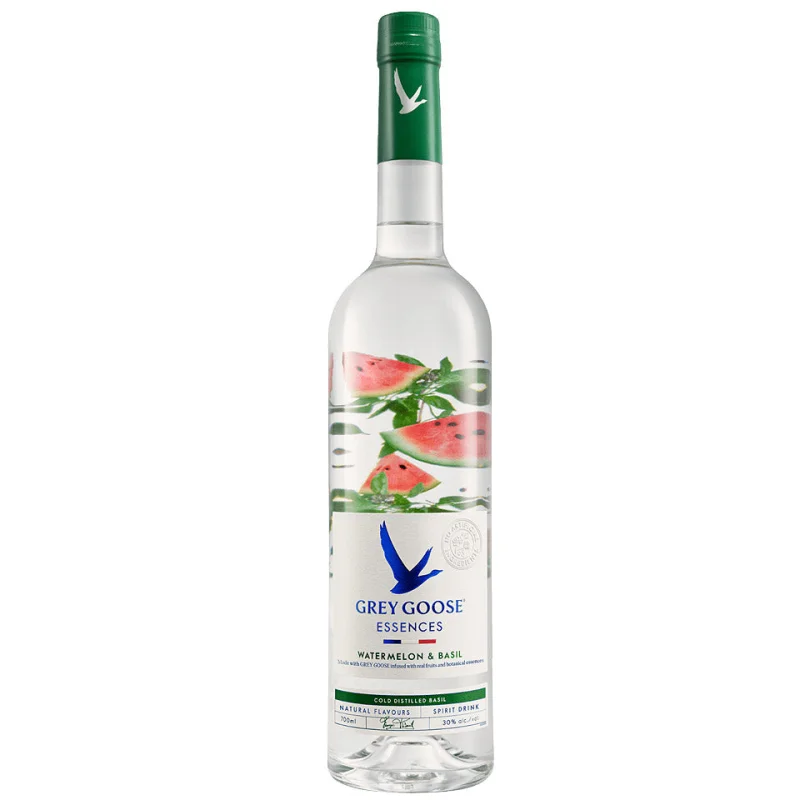 Grey Goose Essences Watermelon & Basil Flavoured Premium French Vodka 1L