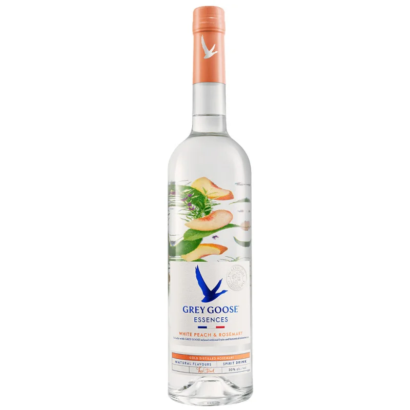 Grey Goose Essences White Peach & Rosemary Flavoured Premium French Vodka 1L