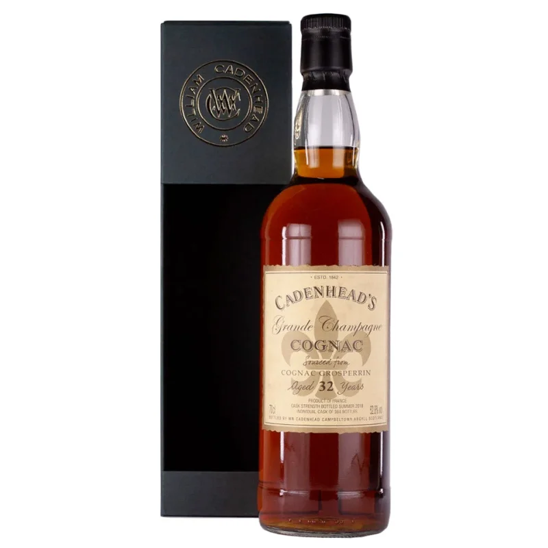 Grosperrin 32 Year Old Cadenhead Grande Champagne Cask Strength Cognac 700mL
