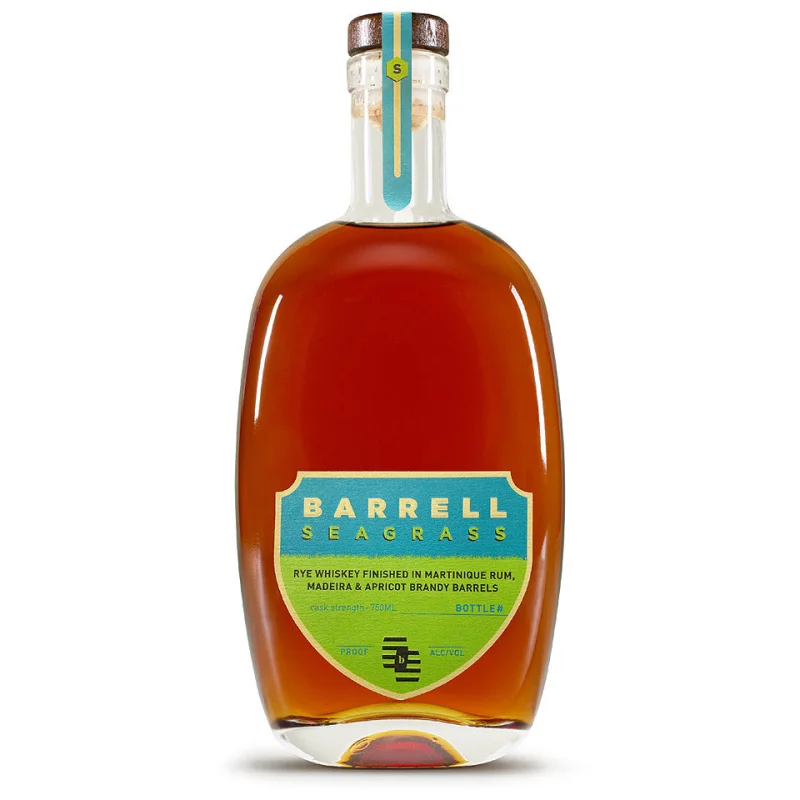 Barrell Seagrass Martinique Rhum, Madeira & Apricot Brandy Finish Blended Rye Whiskey 750mL