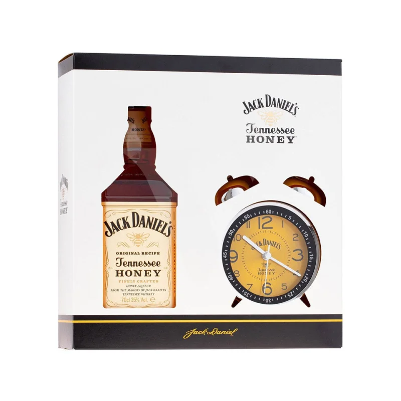 Jack Daniel’s Tennessee Honey Flavoured Whiskey + Alarm Clock Gift Pack 700mL