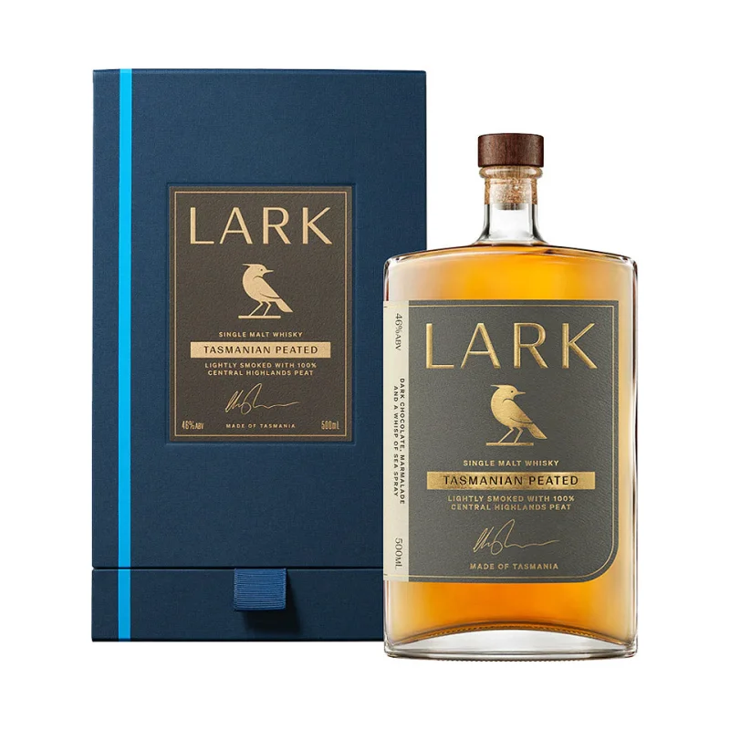 Lark Tasmanian Peated Single Malt Australian Whisky 500mL