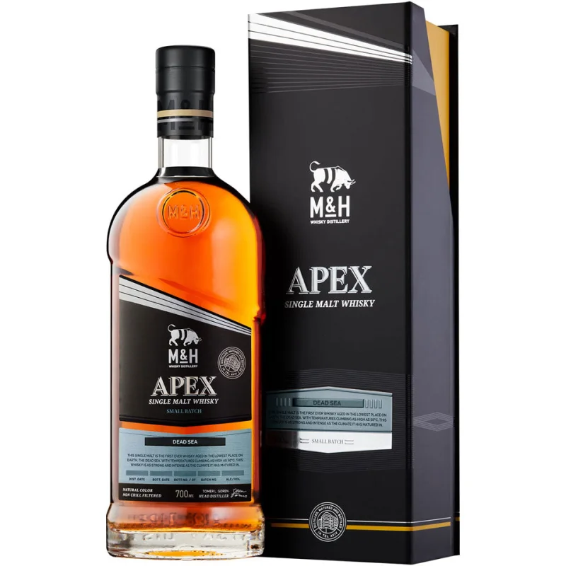 Milk & Honey Apex Dead Sea Cask Strength Single Malt Israeli Whisky 700mL