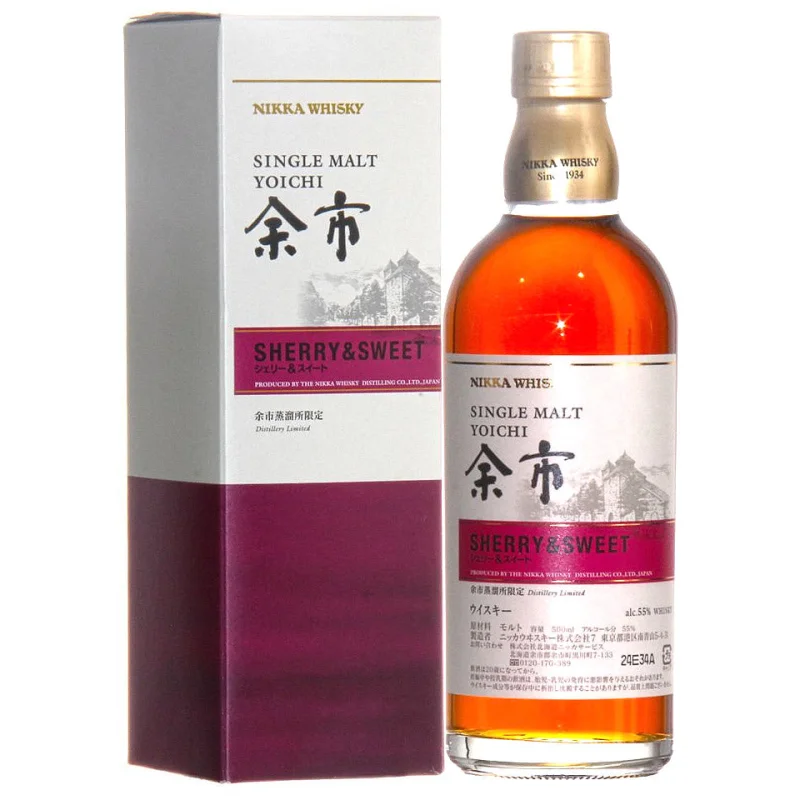 Nikka Yoichi Sherry & Sweet Distillery Limited Single Malt Japanese Whisky 500mL