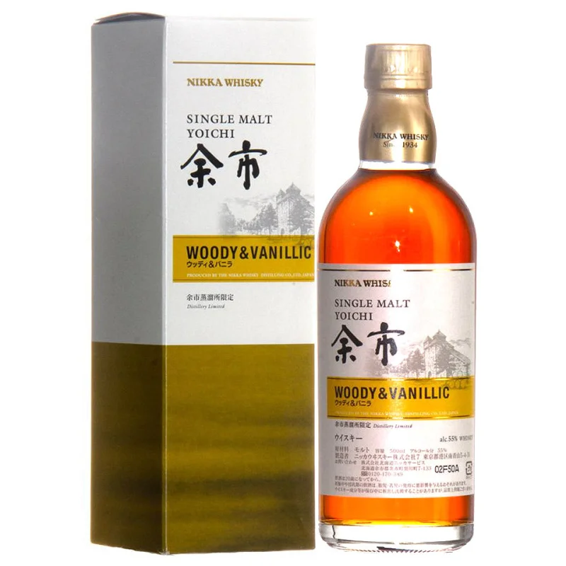 Nikka Yoichi Woody & Vanillic Distillery Limited Single Malt Japanese Whisky 500mL