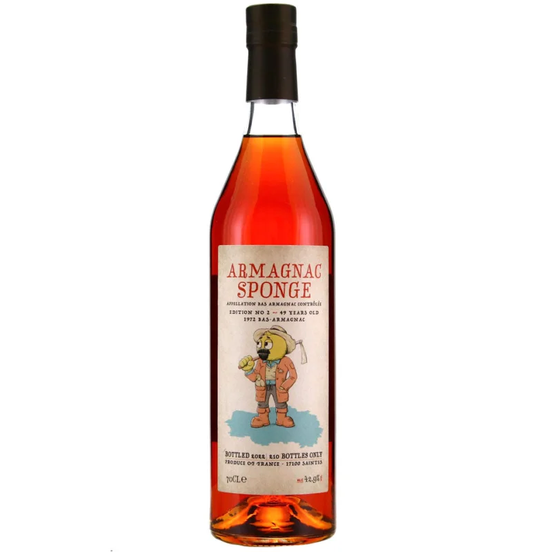 Armagnac Sponge 49 Year Old 1972 Edition No. 2 Single Cask Bas Armagnac 700mL