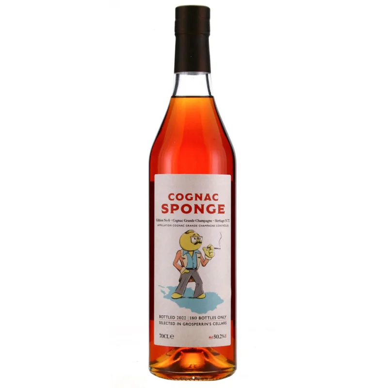 Cognac Sponge Heritage N.72 Edition No. 6 Cask Strength Grande Champagne Cognac 700mL