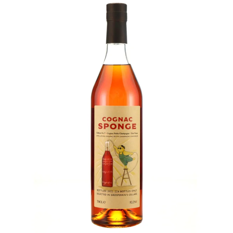 Cognac Sponge Tres Vieux Edition No. 7 Cask Strength Petite Champagne Cognac 700mL
