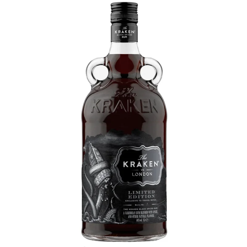 Kraken vs London Batch No. 1 Limited Edition Black Spiced Rum 1L