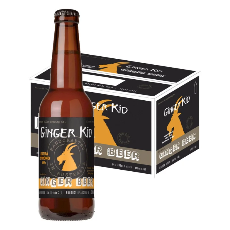Ginger Kid Alcoholic Ginger Beer Extra Strong 6 x 4 Pack 330mL Bottle