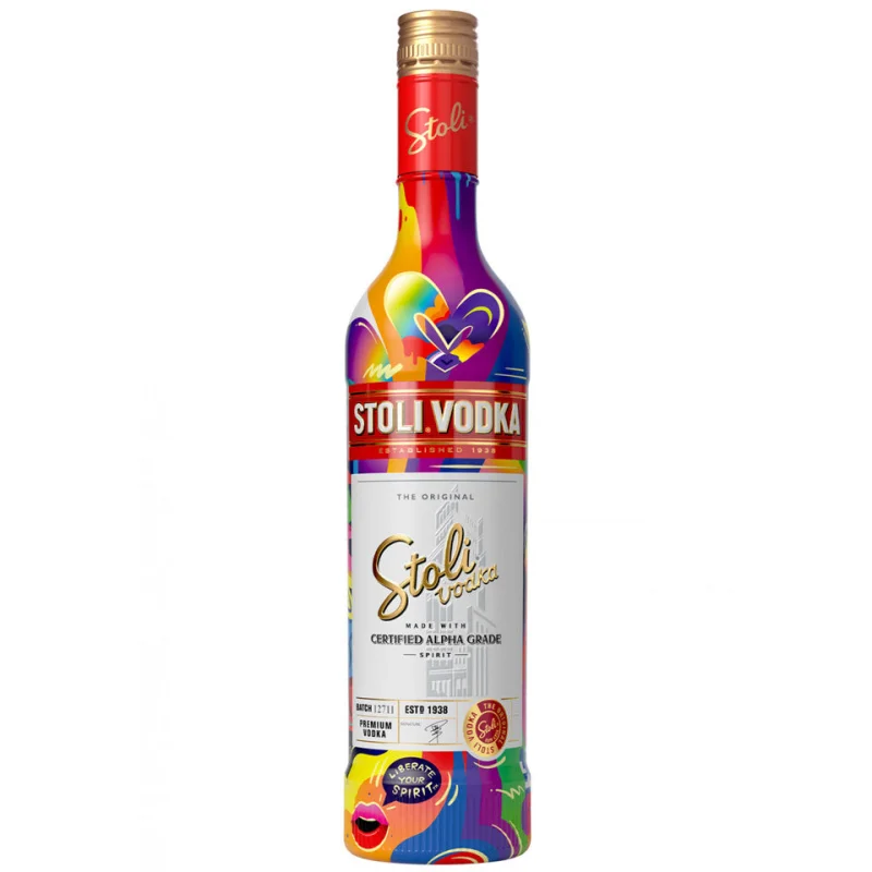 Stolichnaya ‘Liberate Your Spirit’ Limited Edition Glow In The Dark Premium Latvian Vodka 700mL