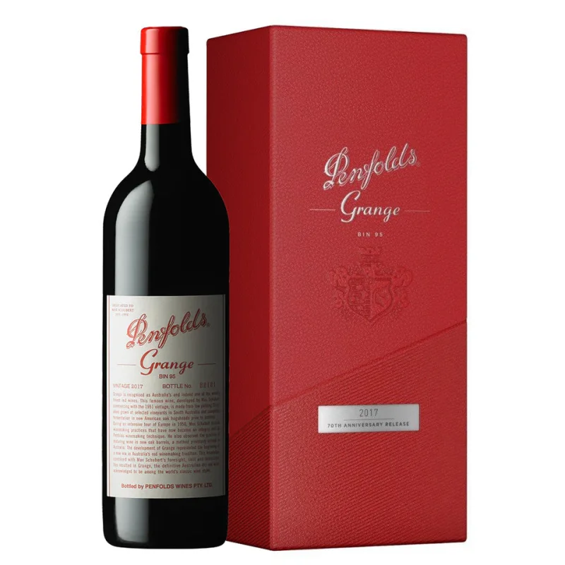 Penfolds Bin 95 Grange 70th Anniversary 2017 Shiraz Red Wine 750mL