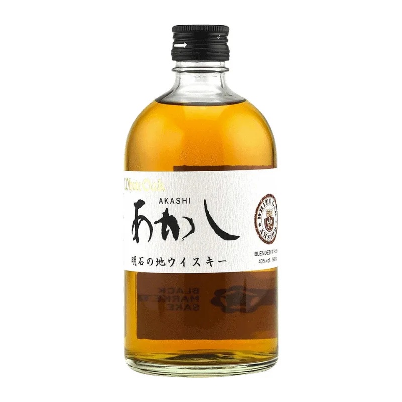Akashi White Oak Black Label Blended Whisky 500mL