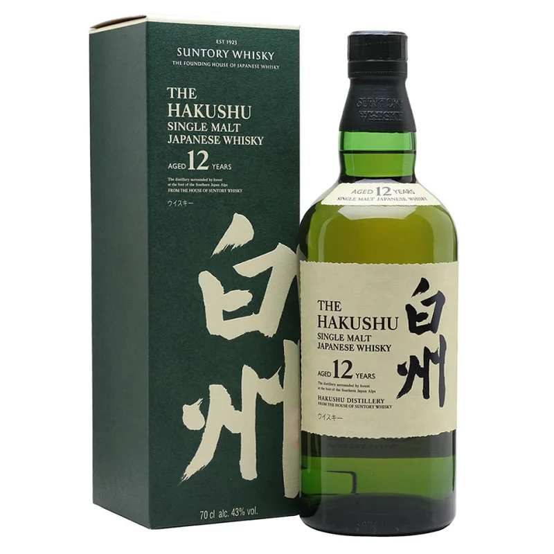 Hakushu 12 Year Old Single Malt Japanese Whisky 700mL