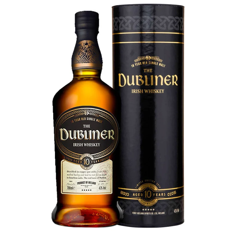 The Dubliner 10 Year Old Single Malt Irish Whiskey 700mL