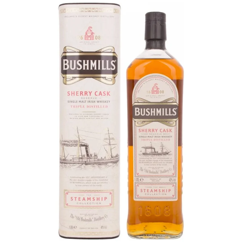Bushmills Steamship Sherry Cask Reserve Single Malt Irish Whiskey 1L