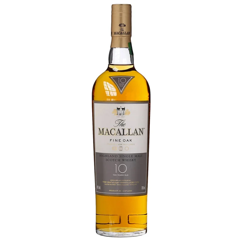The Macallan 10 Year Old Fine Oak Single Malt Scotch Whisky 700mL