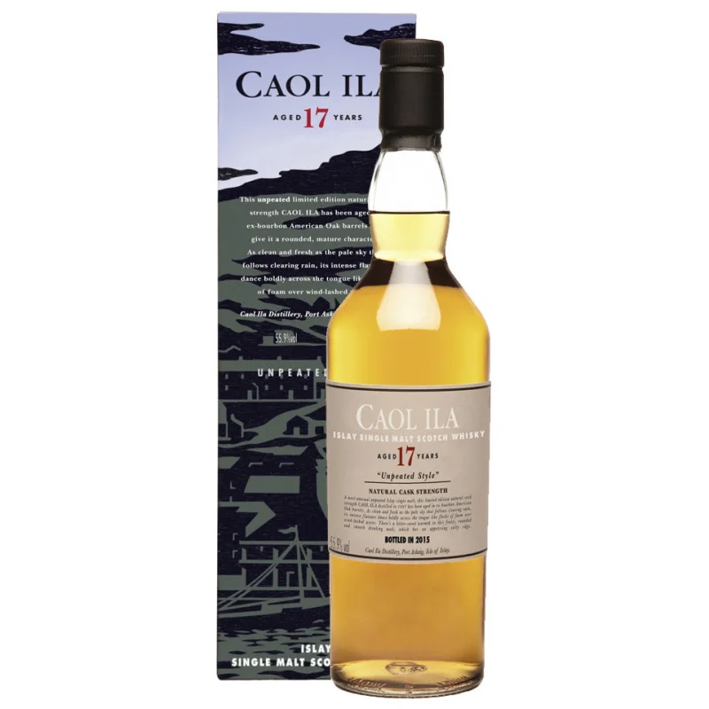 Caol Ila 17 Year Old Unpeated 2015 Cask Strength Single Malt Scotch Whisky 700mL