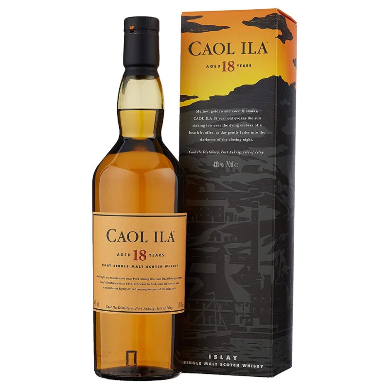 Caol Ila 18 Year Old Islay Single Malt Scotch Whisky 700mL