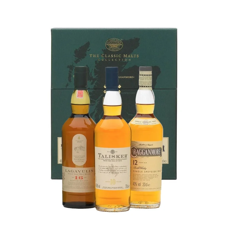 The Classic Strong Malts Scotch Whisky Collection 200mL x 3