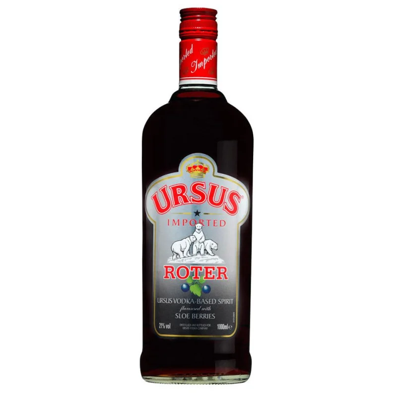 Ursus Roter Sloe Berry Flavoured Dutch Vodka 1L