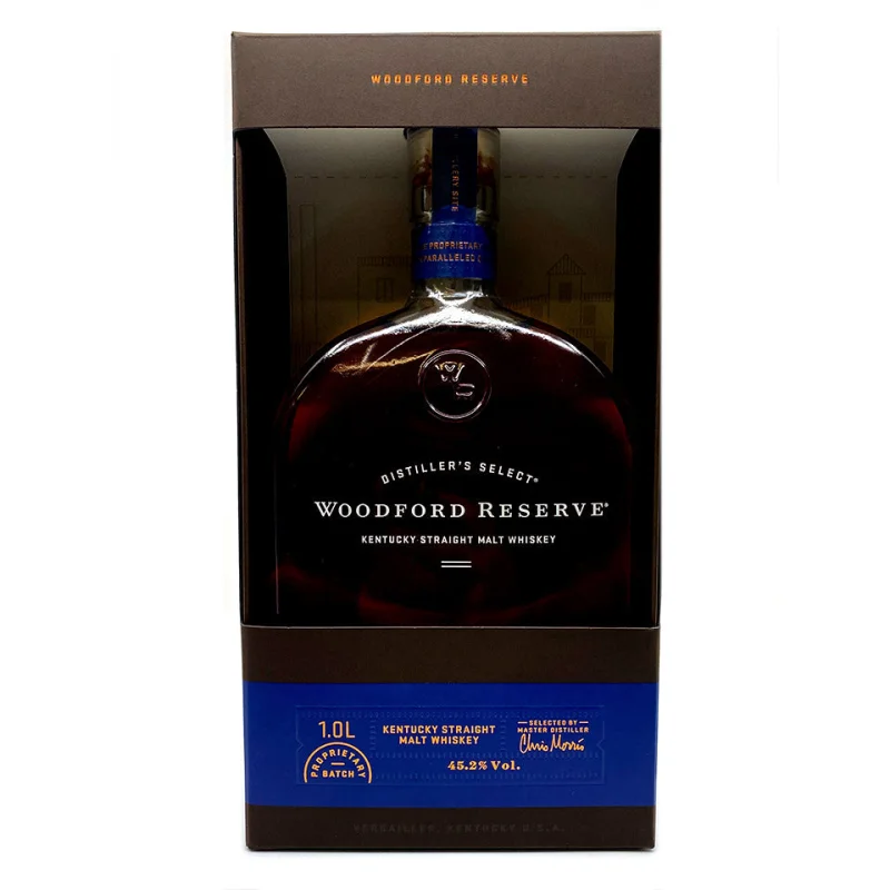 Woodford Reserve Distillers Select With Gift Box Kentucky Straight Malt Whiskey 1L