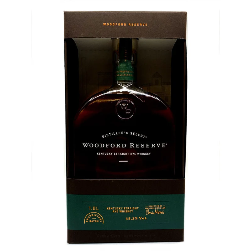 Woodford Reserve Kentucky Straight Rye Whiskey With Gift Box 1L