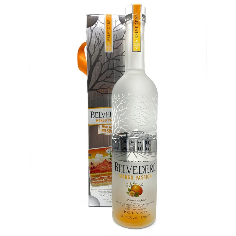 Belvedere Mango Passion With Gift Box Mango Flavoured Vodka 1L