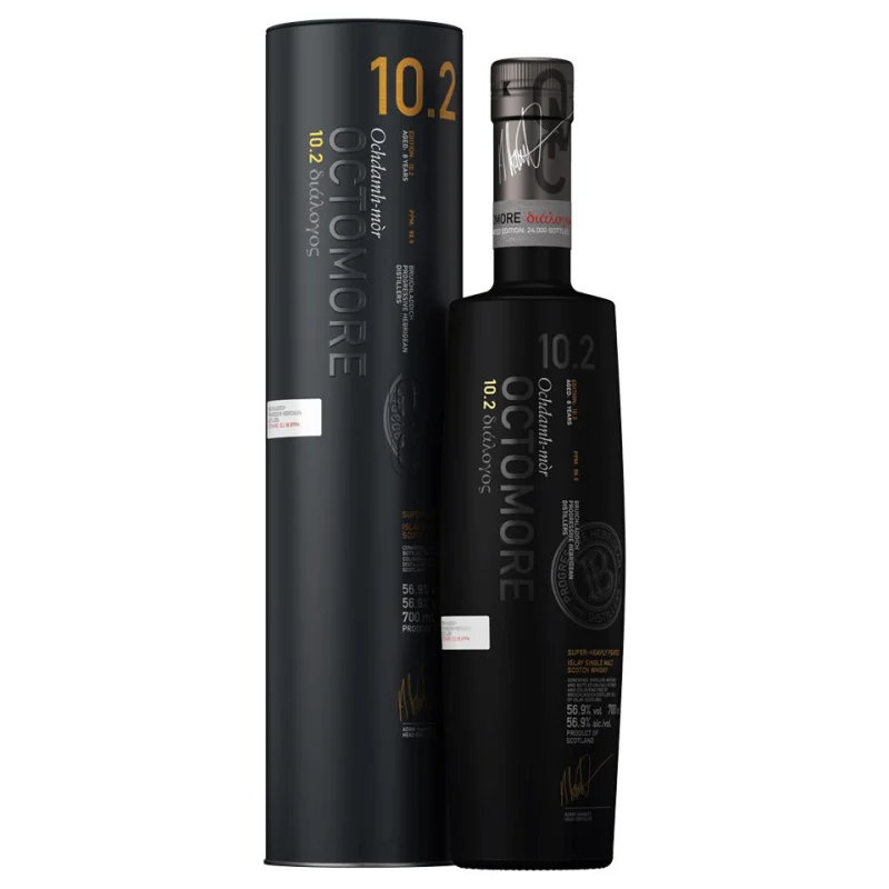 Bruichladdich Octomore 10.2 Islay Single Malt Scotch Whisky 700mL