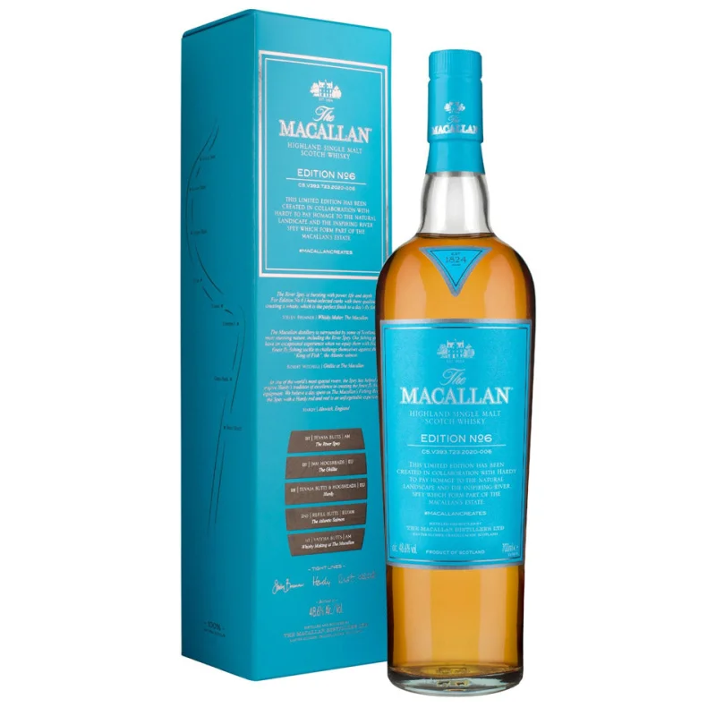 The Macallan Edition No. 6 Single Malt Scotch Whisky 700mL