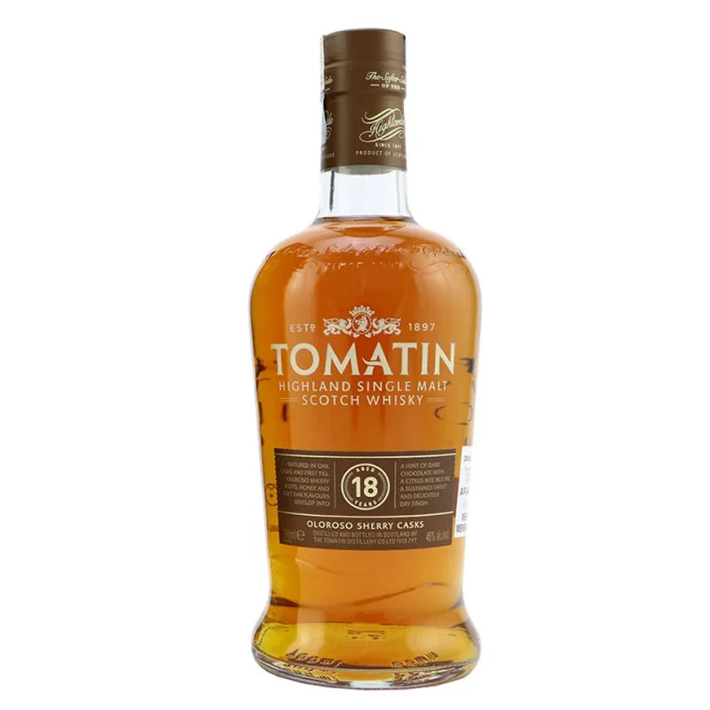 Tomatin 18 Year Old Oloroso Sherry Cask Single Malt Scotch Whisky 750mL