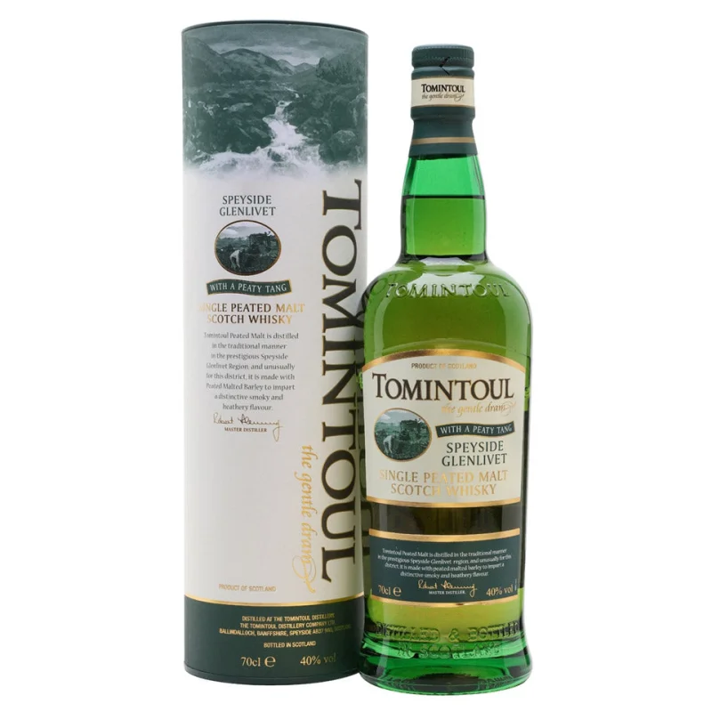 Tomintoul Peaty Tang Single Malt Scotch Whisky 700mL