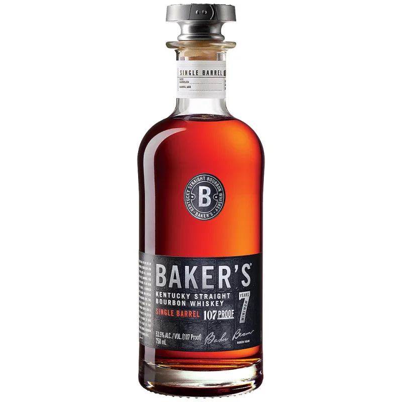 Baker’s 7 Year Old Single Barrel 107 Proof Kentucky Straight Bourbon Whiskey 750mL