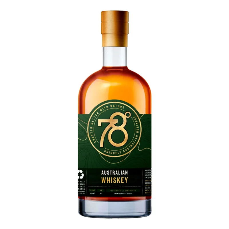 78 Degrees Blended Malt Australian Whiskey 700mL