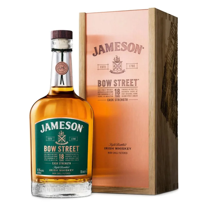 Jameson Bow Street 18 Year Old Cask Strength Blended Irish Whiskey 700mL
