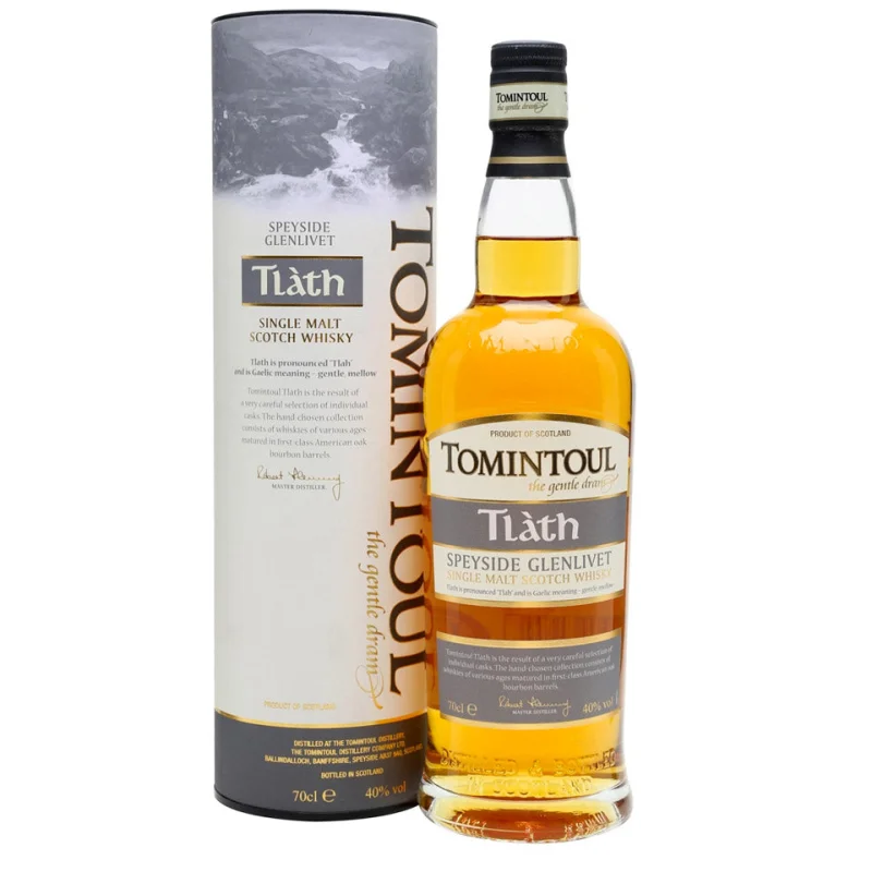 Tomintoul Tlath Speyside Single Malt Scotch Whisky 700mL