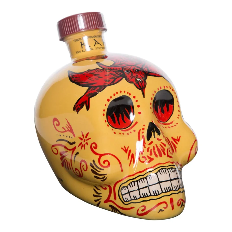 KAH Reposado Ceramic Skull Tequila 700mL