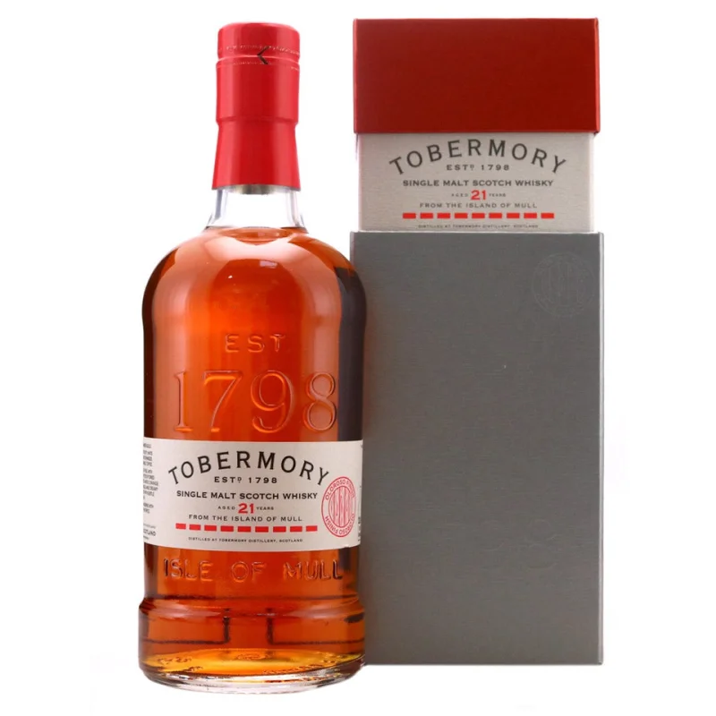 Tobermory 21 Year Old Oloroso Sherry Finish Single Malt Scotch Whisky 700mL