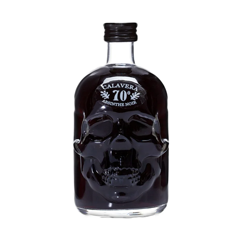 Calavera Black Absinthe 70% Skull Bottle 500mL