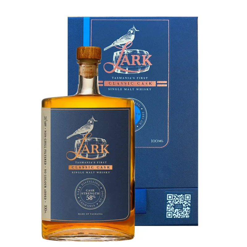 Lark Classic Cask Strength Single Malt Australian Whisky Miniature 100mL