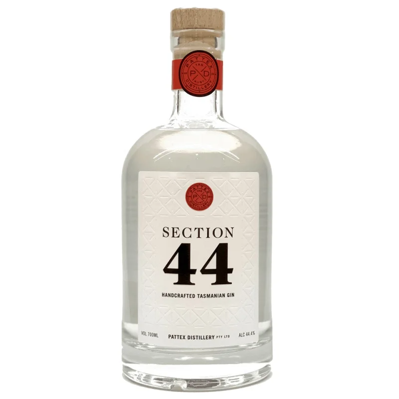 Section 44 Lemon Myrtle Handcrafted Tasmanian Gin 700mL
