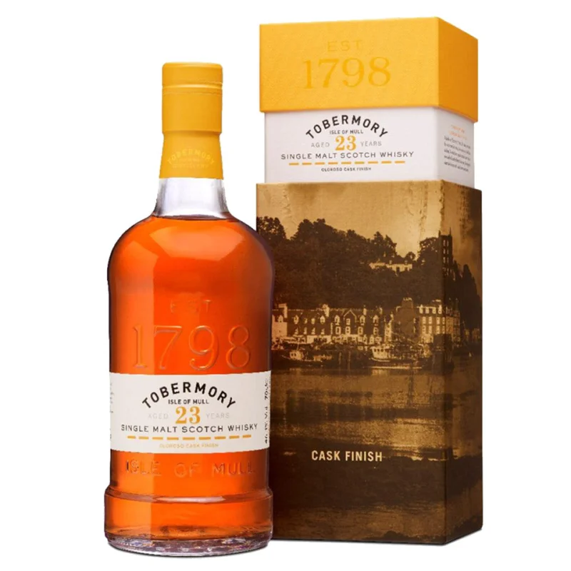Tobermory 23 Year Old Oloroso Sherry Finish Single Malt Scotch Whisky 700mL