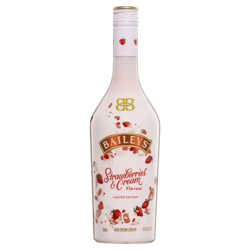 Baileys Strawberries & Cream Limited Edition Irish Cream Liqueur 700mL