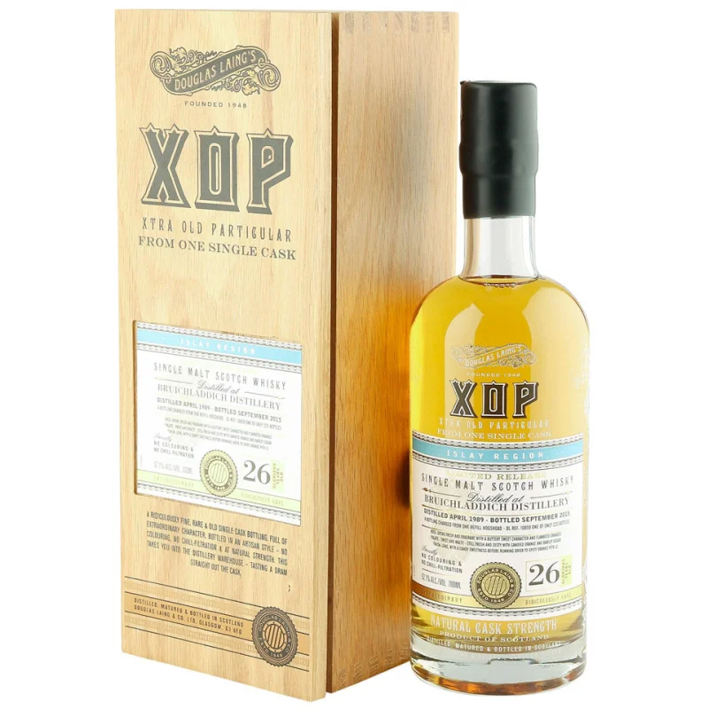 Bruichladdich 1991 26 Year Old Single Cask XOP Single Malt Scotch Whisky 700mL