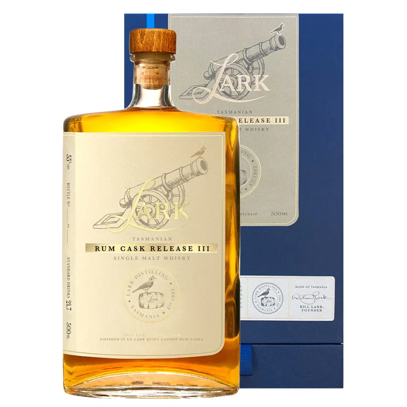 Lark Rum Cask III Limited Release Single Malt Australian Whisky 500mL