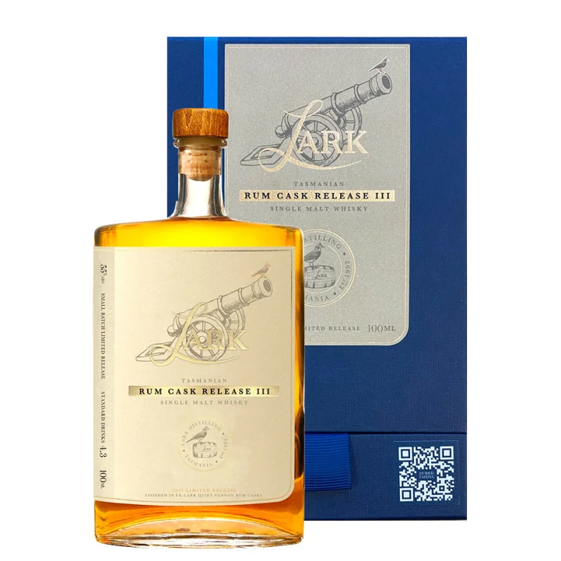 Lark Rum Cask III Limited Release Single Malt Australian Whisky Miniature 100mL