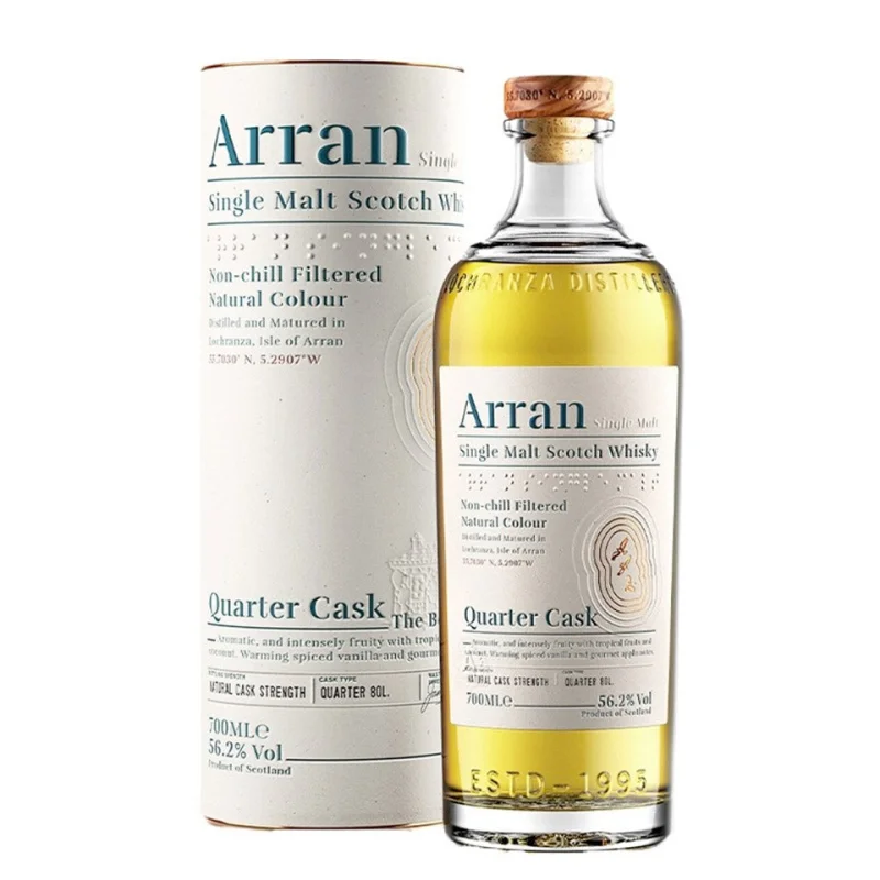Arran Quarter Cask ‘The Bothy’ Cask Strength Single Malt Scotch Whisky 700mL